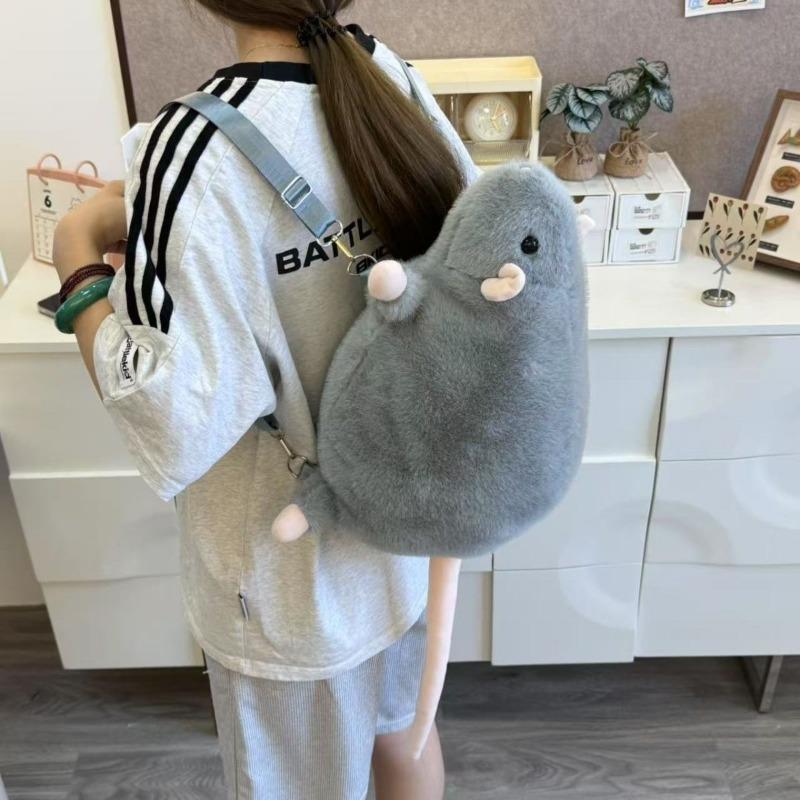 2026 New Design Sense Niche Backpacks Plush Zipper Mouse Shape Funny Fashion Backpacks Large Capacity Commuting Bags серый
2026 New Design Sense Niche Backpacks Plush Zipper Mouse Shape Funny Fashion Backpacks Large Capacity Commuting Bags серый