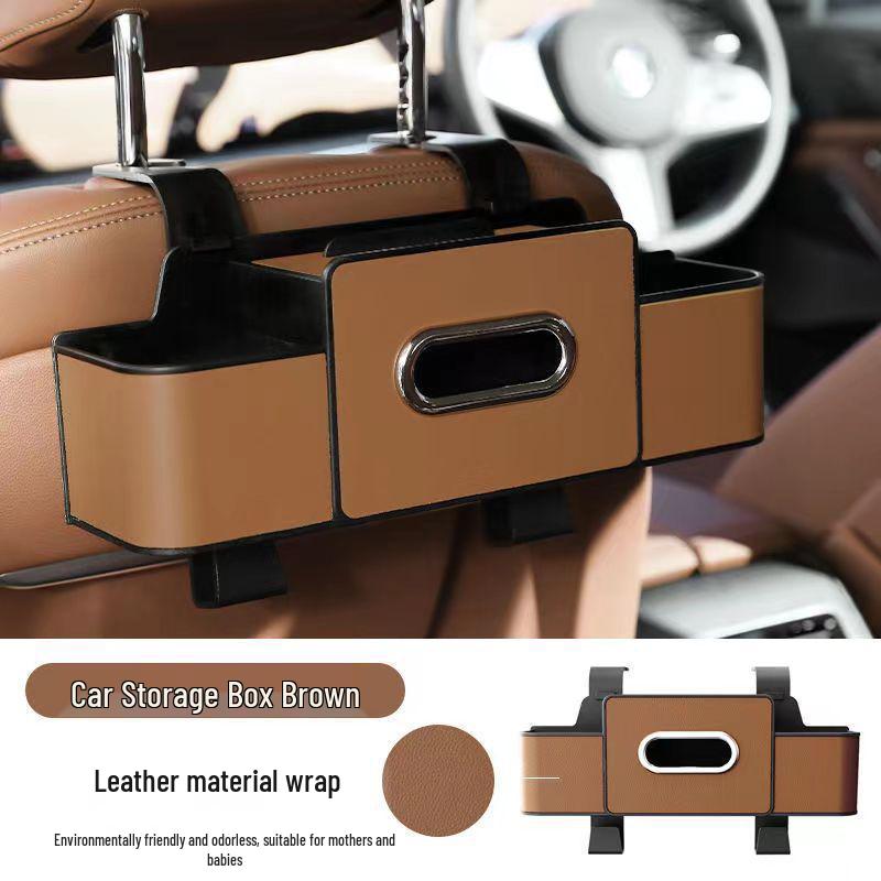 Multifunctional Car Seat Back Organizer with Tissue Box & Cup Holder коричневий
Multifunctional Car Seat Back Organizer with Tissue Box & Cup Holder коричневий