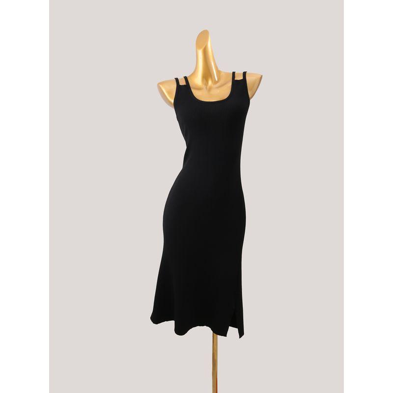Summer Ice Silk Double-Shoulder Strap Slim fit Thread Suspender Skirt Black A Word Slimming Sheath Dress Black All yards
Summer Ice Silk Double-Shoulder Strap Slim fit Thread Suspender Skirt Black A Word Slimming Sheath Dress Black All yards