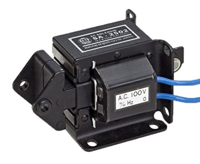 Kokusai Denki AC solenoid 100V suction force stroke 15mm SA-2502 dual-use type, 14.7N,
Kokusai Denki AC solenoid 100V suction force stroke 15mm SA-2502 dual-use type, 14.7N,