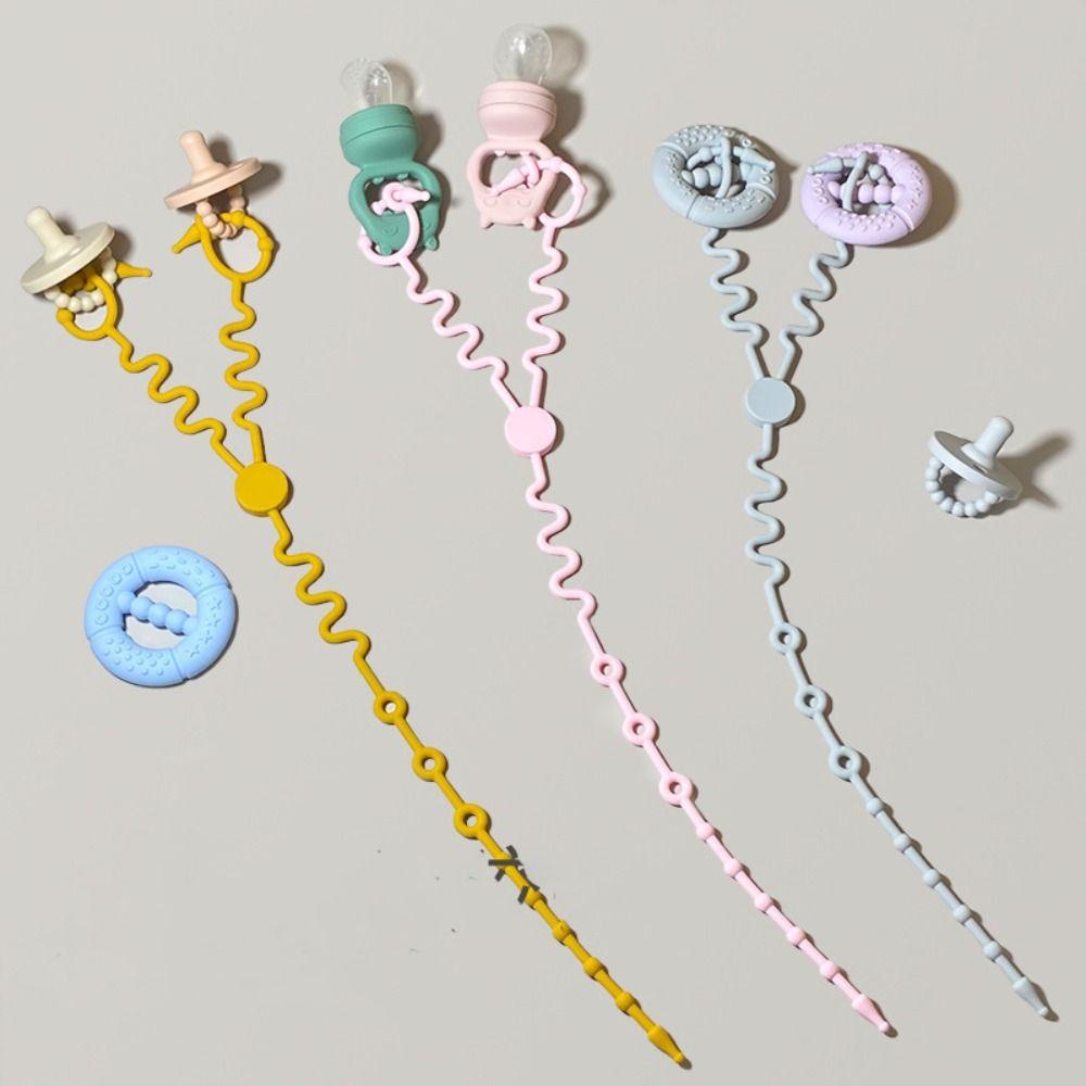Safety Silicon Nipple Anti-drop Chain Adjustable Hanging Rope Anti Loss Belt Baby Feed Accessories жовтий
Safety Silicon Nipple Anti-drop Chain Adjustable Hanging Rope Anti Loss Belt Baby Feed Accessories жовтий
