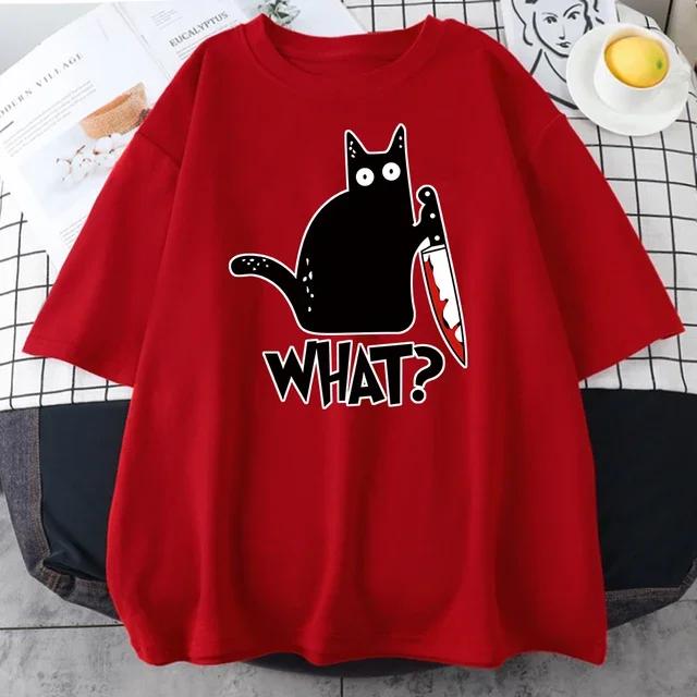 Мужская хлопковая футболка с принтом Killer Black Cat What Surprise, забавные топы для творчества, винтажные мужские топы с короткими рукавами оверсайз 2XL
Мужская хлопковая футболка с принтом Killer Black Cat What Surprise, забавные топы для творчества, винтажные мужские топы с короткими рукавами оверсайз 2XL