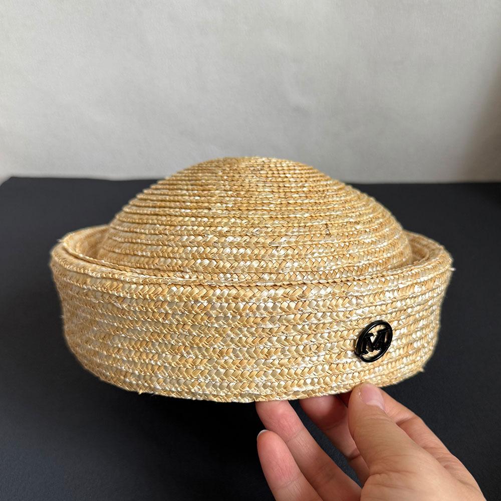 Classic Elegant Nature Straw Beret Hat Women Summer Woven Sun Hat Church Derby Party Hostesses Pillbox Fascinator Bonnet Enfant 54-58cm
Classic Elegant Nature Straw Beret Hat Women Summer Woven Sun Hat Church Derby Party Hostesses Pillbox Fascinator Bonnet Enfant 54-58cm