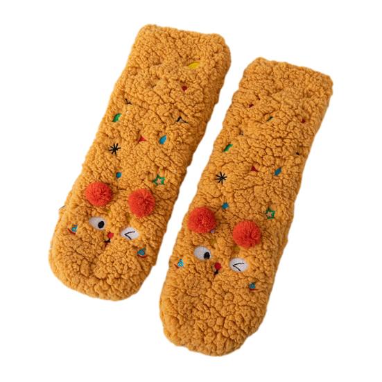 1 Pair Plush Floor Socks Thickened Warm Indoor Socks with Non-Slip Sole коричневый
1 Pair Plush Floor Socks Thickened Warm Indoor Socks with Non-Slip Sole коричневый
