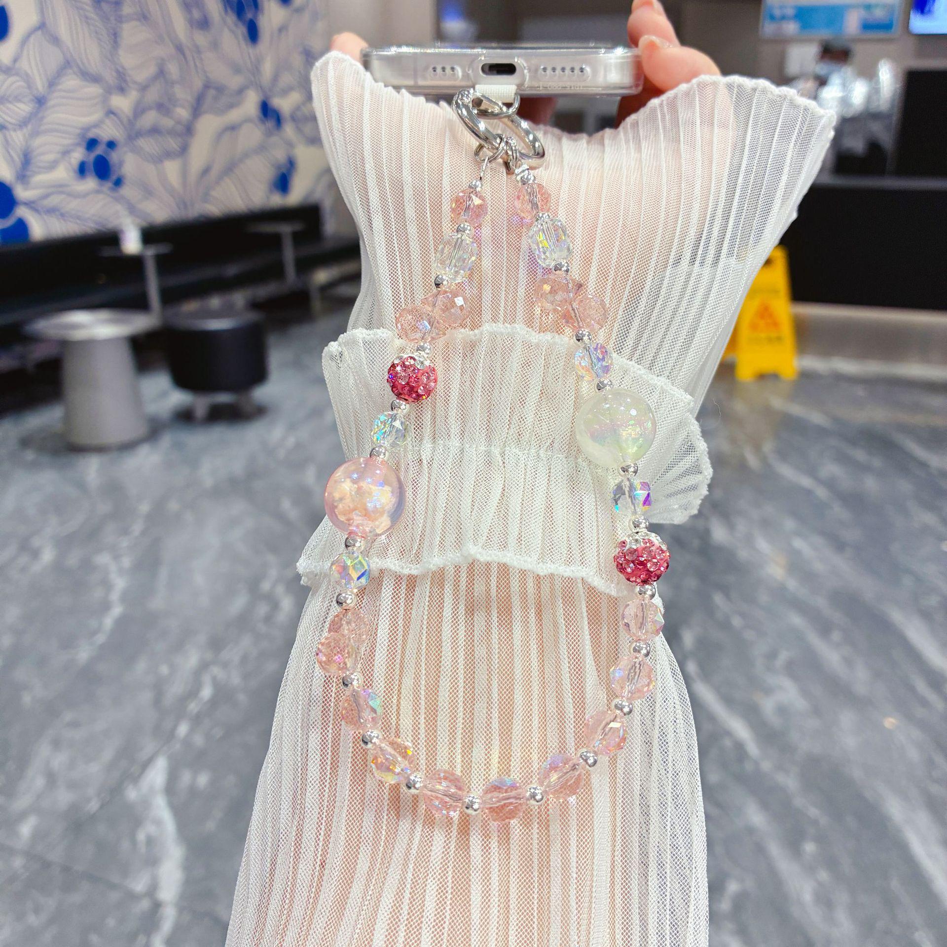 Ослепительная хрустальная роскошная цепочка для мобильного телефона: Нишевый дизайн браслета на запястье и шейного шнурка
Ослепительная хрустальная роскошная цепочка для мобильного телефона: Нишевый дизайн браслета на запястье и шейного шнурка