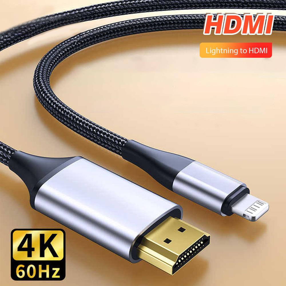 Lightning to HDMI adapter 4K HD For iPhone 14 13 12 Connection HDTV Monitor Projector Display Synchronous Audio 2M Cable 2m
Lightning to HDMI adapter 4K HD For iPhone 14 13 12 Connection HDTV Monitor Projector Display Synchronous Audio 2M Cable 2m