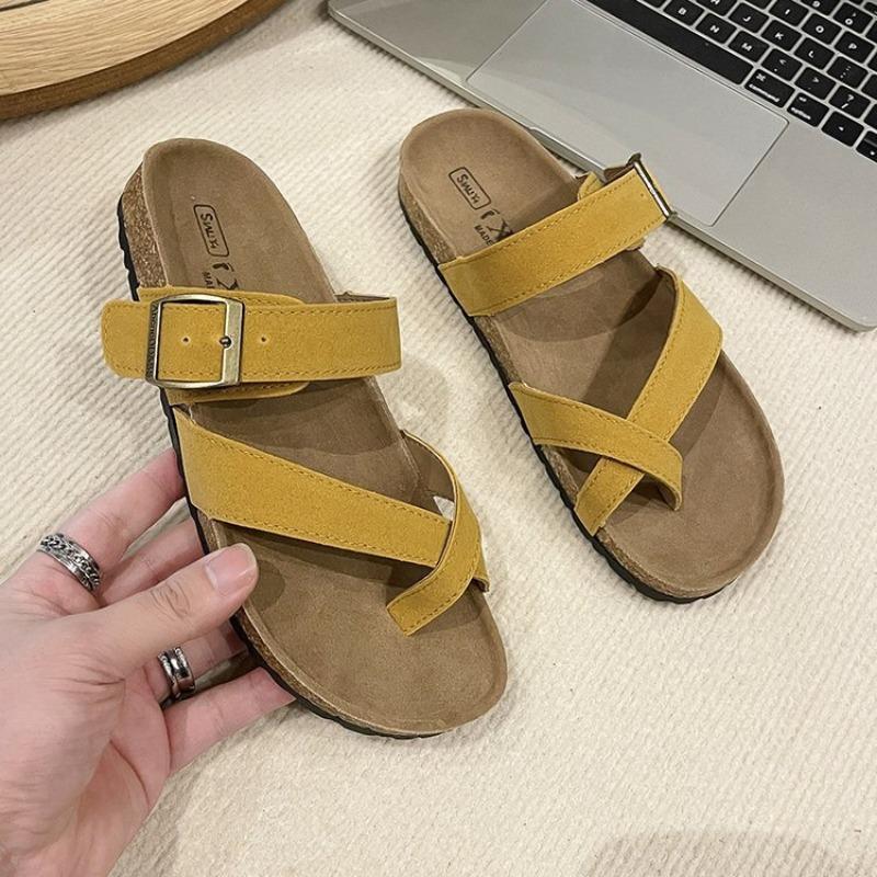 Retro fashion one-pedal platform slippers new summer beach shoes student set toe buckle with sandals 35 жёлтый
Retro fashion one-pedal platform slippers new summer beach shoes student set toe buckle with sandals 35 жёлтый