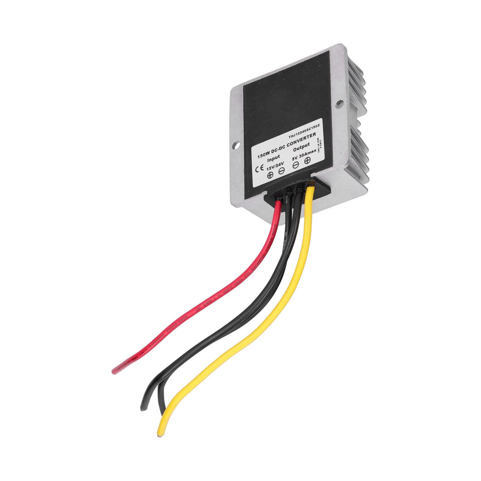 DC 12V24V to 5V Step Down Converter Heat Dissipation DC Voltage Converter Regulator for Automotive
DC 12V24V to 5V Step Down Converter Heat Dissipation DC Voltage Converter Regulator for Automotive