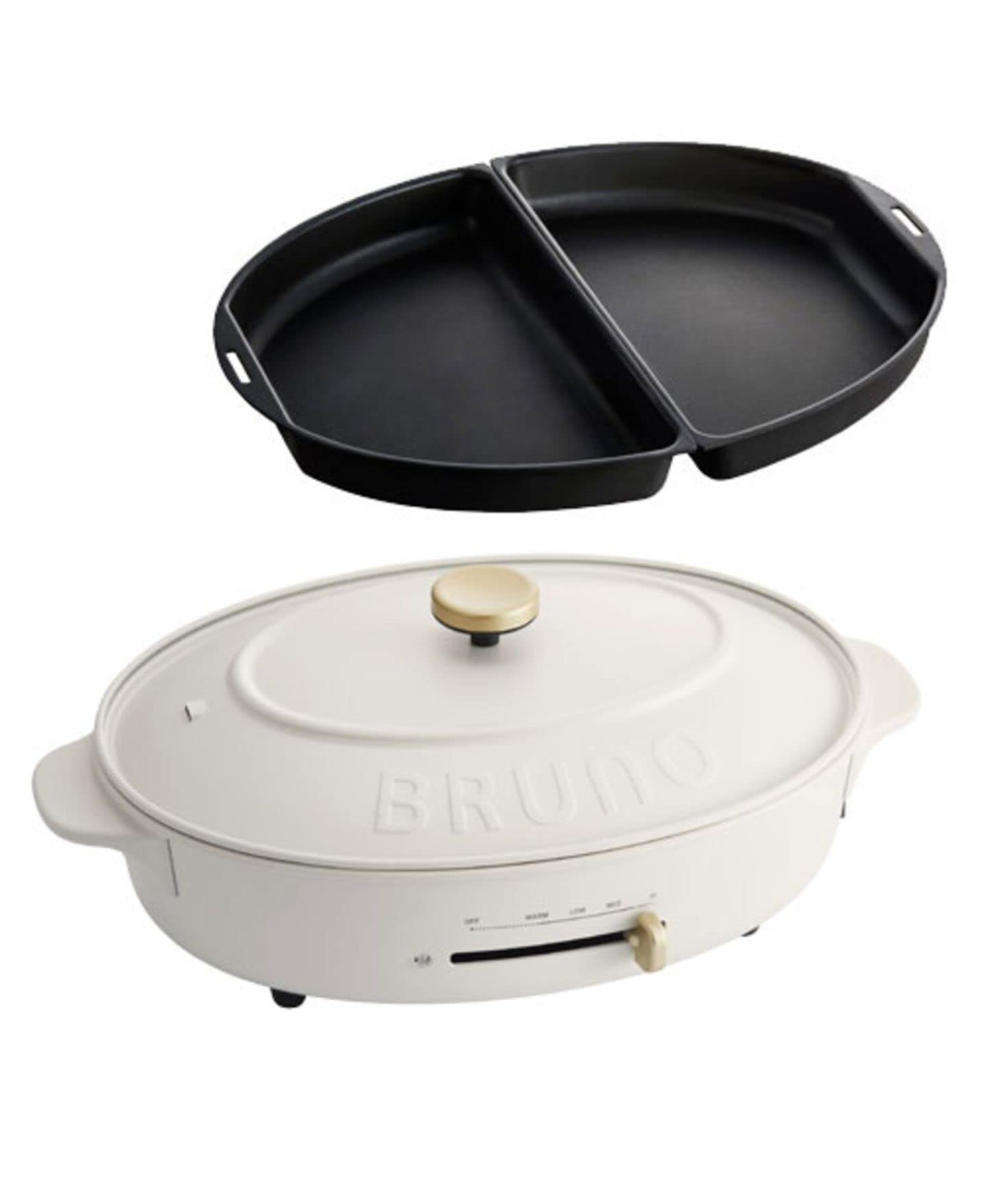 BRUNO Oval Hot Plate Half Plate Small Yakiniku Temperature Easy to For 1 2 3 White 1704398 Set, Pot, Multifunctional, Stylish, Lid, 1200w, Adjustment, білий
BRUNO Oval Hot Plate Half Plate Small Yakiniku Temperature Easy to For 1 2 3 White 1704398 Set, Pot, Multifunctional, Stylish, Lid, 1200w, Adjustment, білий