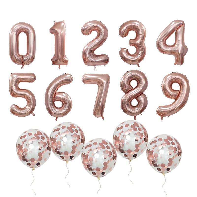 30/40Inch Number Balloons Rose Gold Silver Blue Confetti Digital Globos Wedding Birthday Party Decoration Baby Shower Supplies number 0&40inch розового золота
30/40Inch Number Balloons Rose Gold Silver Blue Confetti Digital Globos Wedding Birthday Party Decoration Baby Shower Supplies number 0&40inch розового золота