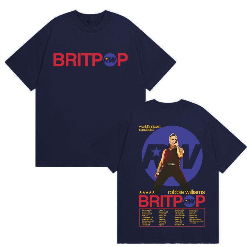 Robbie Williams Rw 2026 Tour Graphic T Shirts Mens Hip Hop Rap Gothic Fashion Tshirt Vintage Oversized Cotton Tees Streetwear M
Robbie Williams Rw 2026 Tour Graphic T Shirts Mens Hip Hop Rap Gothic Fashion Tshirt Vintage Oversized Cotton Tees Streetwear M