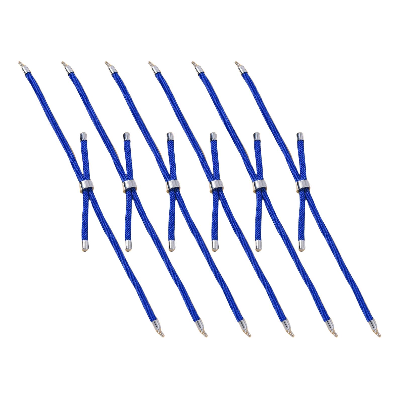 Модный плетеный браслет своими руками Элегантные украшения для браслета из шнура Идеально подходит для изготовления украшений ручной работы и поделок из бисера темно-синий
Модный плетеный браслет своими руками Элегантные украшения для браслета из шнура Идеально подходит для изготовления украшений ручной работы и поделок из бисера темно-синий