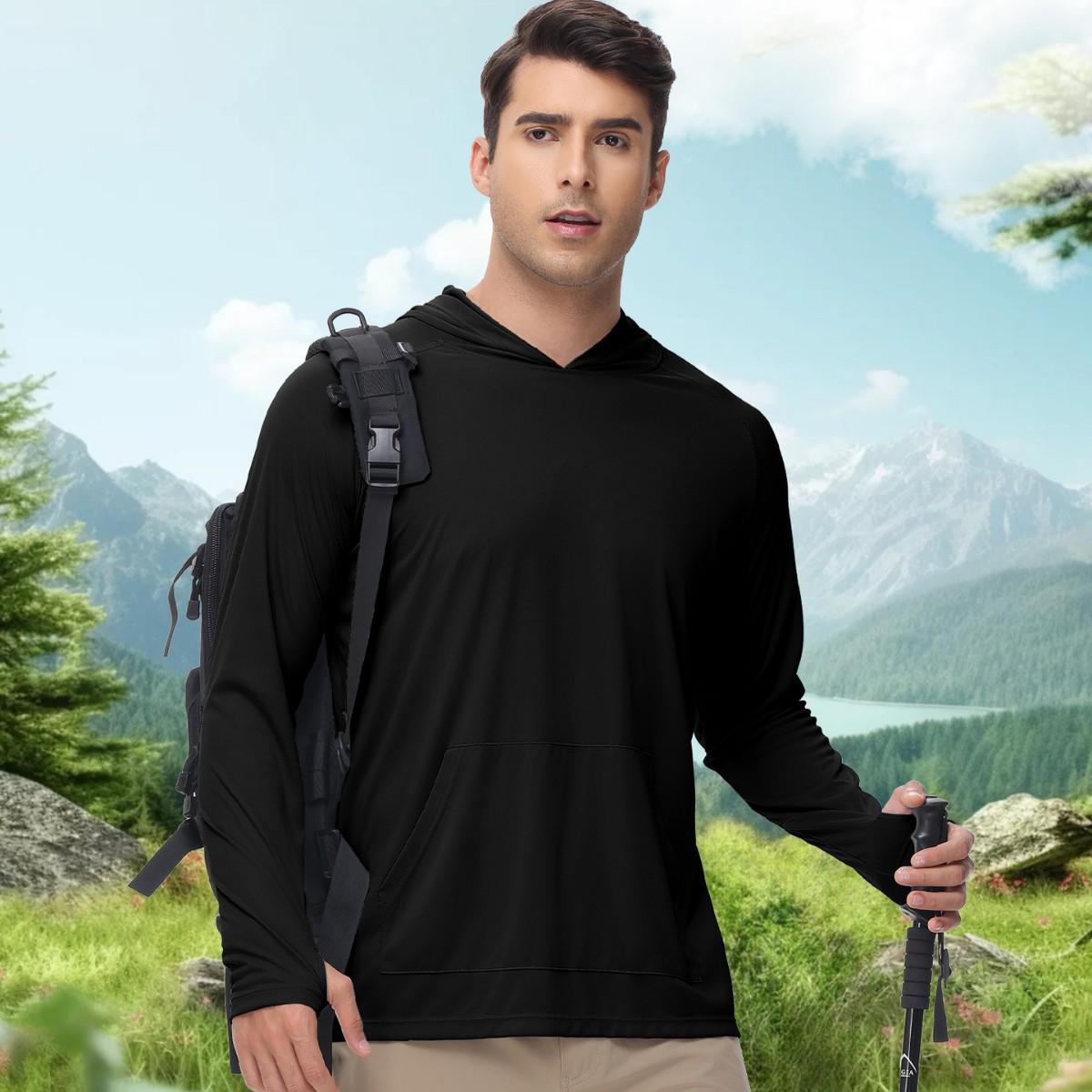 Men s Hooded UV Protection Long Sleeve Running Shirt with Thumb Holes S королівський синій колір
Men s Hooded UV Protection Long Sleeve Running Shirt with Thumb Holes S королівський синій колір