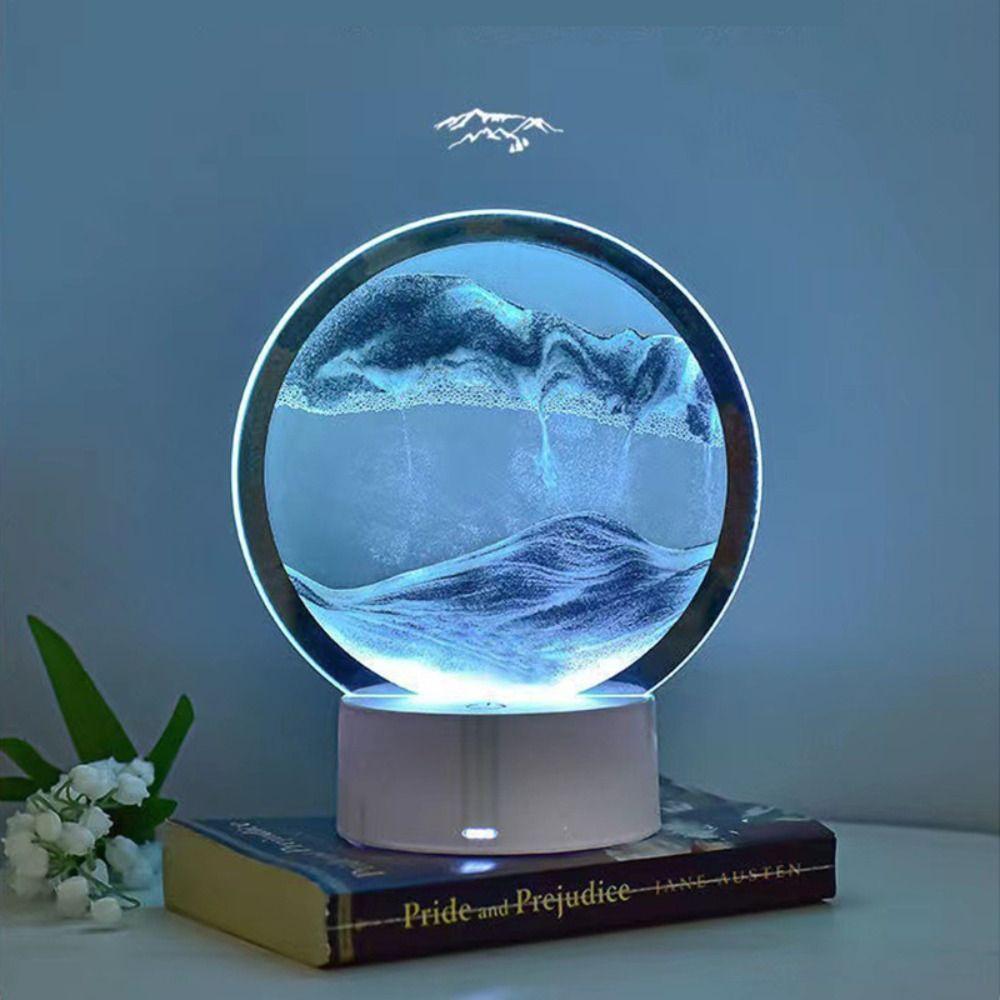 Display Decoration Home Decor Desktop Ornament Sandscape Lamp Quicksand Painting Hourglass Light жовтий
Display Decoration Home Decor Desktop Ornament Sandscape Lamp Quicksand Painting Hourglass Light жовтий