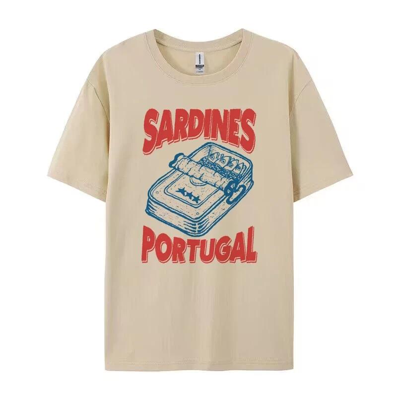 Vintage Aesthetic Tinned Fish Tshirt Cute Foodie Graphic Tee Portugal Sardine TShirts Women Unisex Loose Travel Vacation Tops 2XL
Vintage Aesthetic Tinned Fish Tshirt Cute Foodie Graphic Tee Portugal Sardine TShirts Women Unisex Loose Travel Vacation Tops 2XL