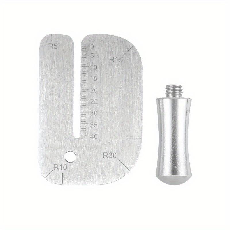 1Pc Stainless Steel Leather Stitching Punch Aid Plate Cutting Distance Ruler for Pricking Iron or Lace Chisel Leather Tools
1Pc Stainless Steel Leather Stitching Punch Aid Plate Cutting Distance Ruler for Pricking Iron or Lace Chisel Leather Tools
