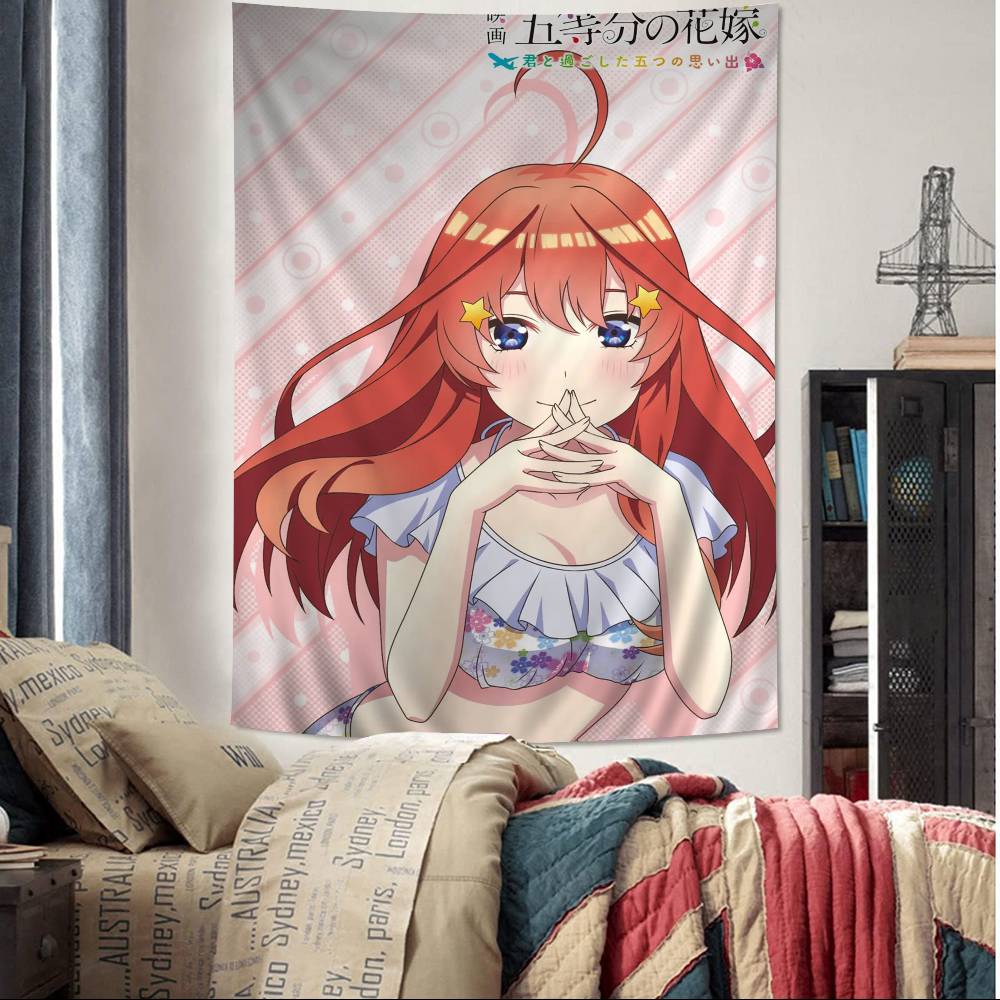 The Anime Quintessential Quintuplets Colorful Tapestry Wall Hanging Hippie Flower Wall Carpets Dorm Decor Japanese Tapestry 74x94cm(29x37in)
The Anime Quintessential Quintuplets Colorful Tapestry Wall Hanging Hippie Flower Wall Carpets Dorm Decor Japanese Tapestry 74x94cm(29x37in)