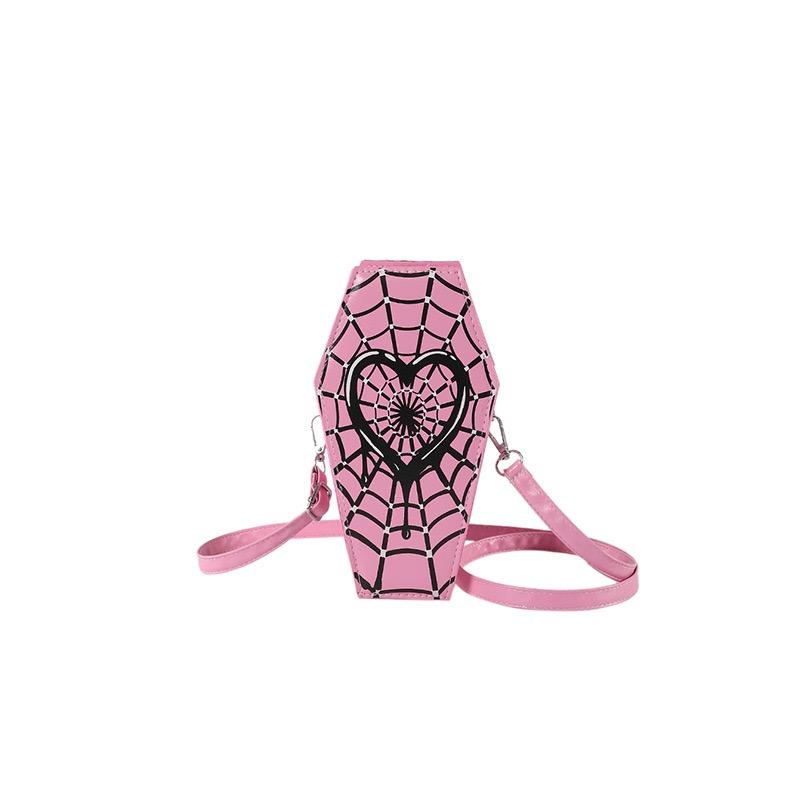 Coffin Shape Underarm Bag PU Leather Women Crossbody Bag Retro Gothic Halloween Shoulder Bags Girls Travel Make Up Cosmetic Bags
Coffin Shape Underarm Bag PU Leather Women Crossbody Bag Retro Gothic Halloween Shoulder Bags Girls Travel Make Up Cosmetic Bags