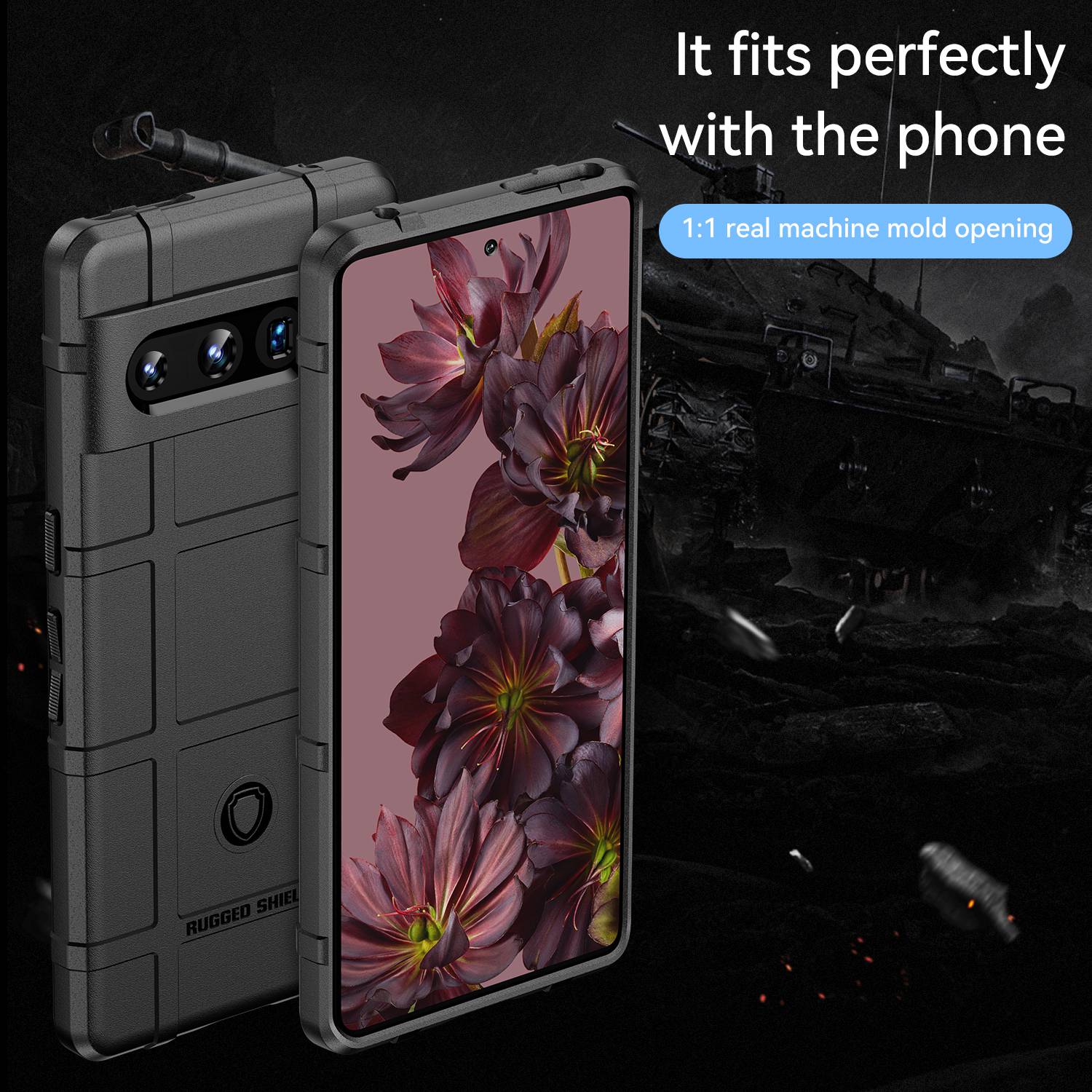 For Google Pixel 7 Pro 5G Rugged Square Grid Texture TPU Cover Shockproof Protective Phone Case Blue
For Google Pixel 7 Pro 5G Rugged Square Grid Texture TPU Cover Shockproof Protective Phone Case Blue