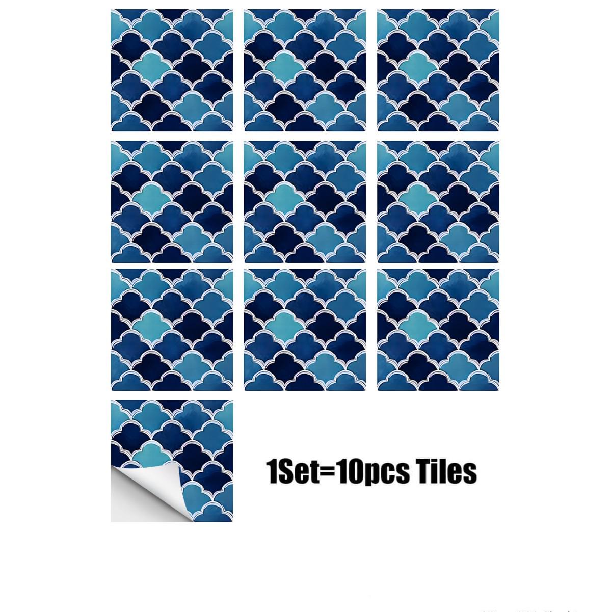 Modern Faux Ceramic Tile Sticker: Waterproof, Mildew-Proof, Self-Adhesive Decorative Wall Sticker 10cm x 10cm, 10 pieces
Modern Faux Ceramic Tile Sticker: Waterproof, Mildew-Proof, Self-Adhesive Decorative Wall Sticker 10cm x 10cm, 10 pieces