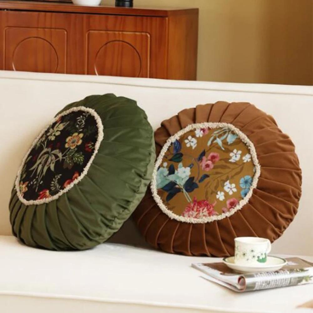 French style Round Throw Pillow Decorative Waist Pillow Home Decor Printed Cushion Floor Pillow зелёный
French style Round Throw Pillow Decorative Waist Pillow Home Decor Printed Cushion Floor Pillow зелёный