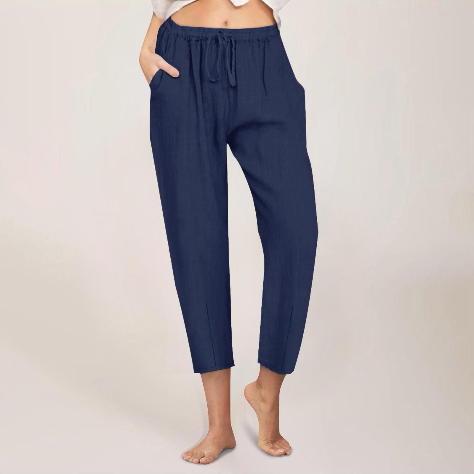 Women s Casual Straight Pants Color Casual 9 Points Pants With Pockets L
Women s Casual Straight Pants Color Casual 9 Points Pants With Pockets L