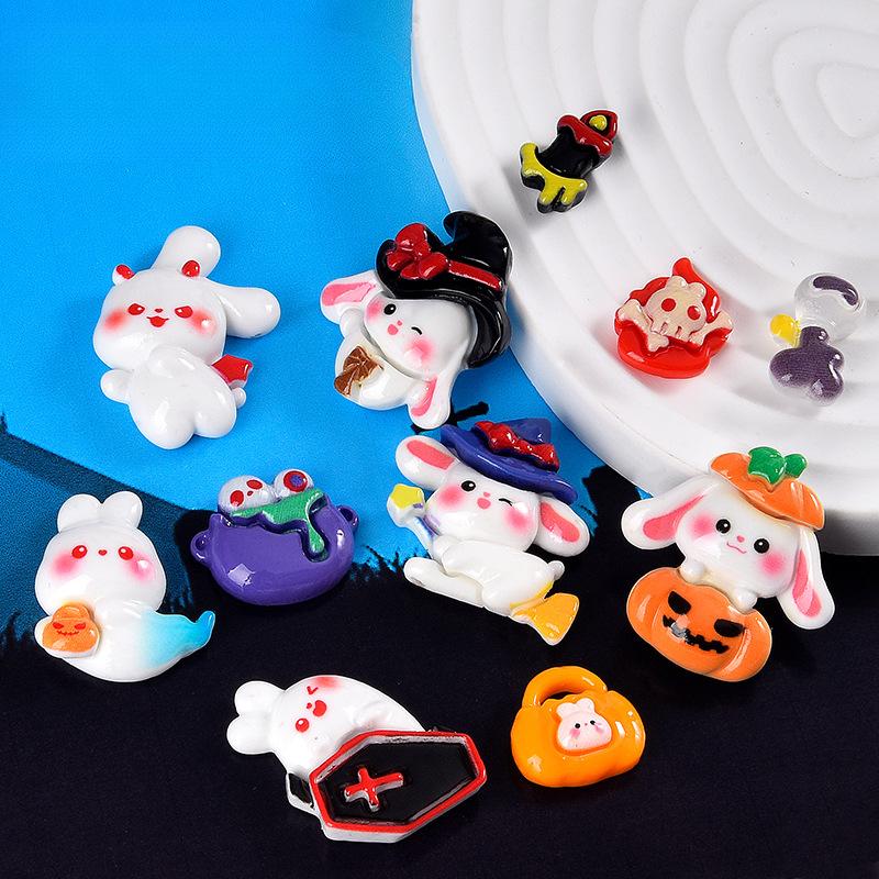 Halloween Resin Small Accessories Ghost Rabbit Hair Clips Jewelry Accessories Phone Cases Cream Glue Accessories Ride a broom
Halloween Resin Small Accessories Ghost Rabbit Hair Clips Jewelry Accessories Phone Cases Cream Glue Accessories Ride a broom