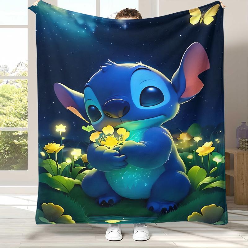Cartoon S-Stitch Kawaii Flannel Blanket,Ultra Soft Warm Plush Throw for Home Bedroom Bed Sofa Cover Camping Picnic gift kids 75x90cm
Cartoon S-Stitch Kawaii Flannel Blanket,Ultra Soft Warm Plush Throw for Home Bedroom Bed Sofa Cover Camping Picnic gift kids 75x90cm