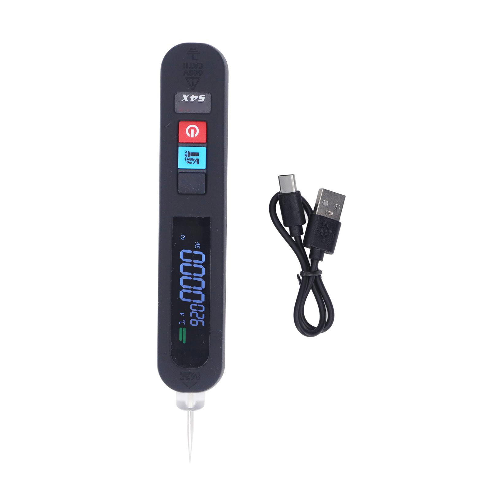 Digital Multimeter Color LCD Display Rechargeable High Accuracy AC Voltage Tester Pen for Line
Digital Multimeter Color LCD Display Rechargeable High Accuracy AC Voltage Tester Pen for Line