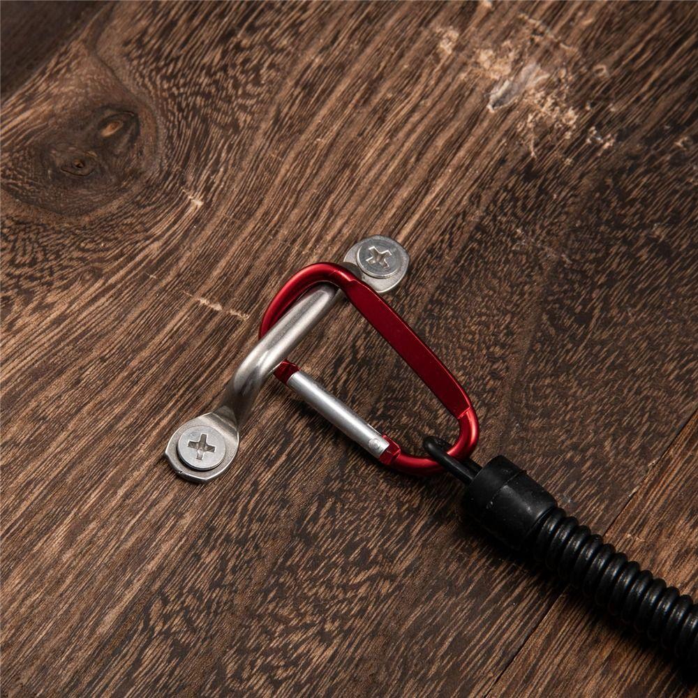 Silver Bimini Top Strap with Flat Head Tapping Screws Footman s Loop 5Pcs Boat Deck Hardware
Silver Bimini Top Strap with Flat Head Tapping Screws Footman s Loop 5Pcs Boat Deck Hardware