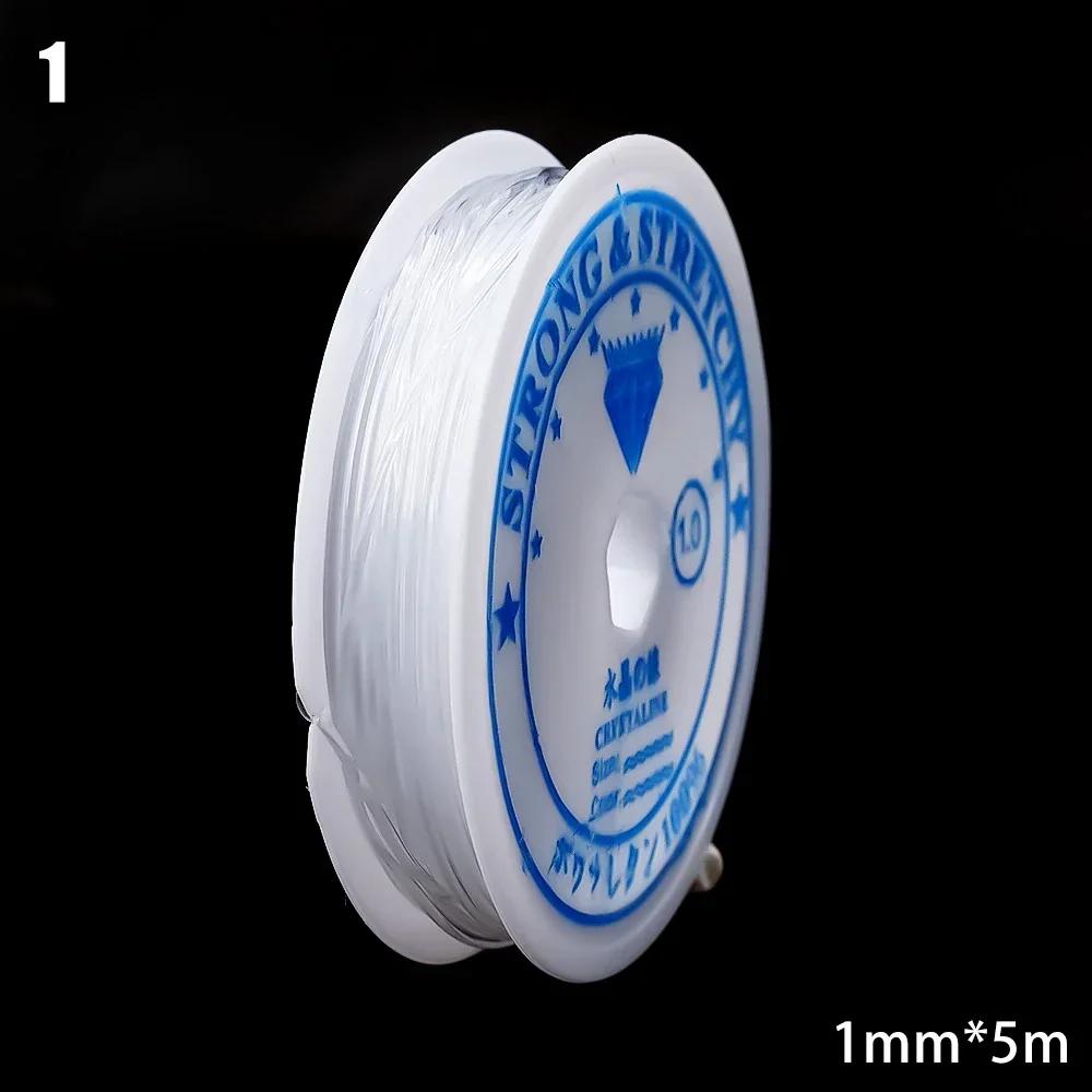 5/1 Rolls Clear Polyester Elastic Bracelet String Cord Stretch Bead Wire for Jewelry Making and Bracelet DIY Craft 0.4-1.2mm 1roll
5/1 Rolls Clear Polyester Elastic Bracelet String Cord Stretch Bead Wire for Jewelry Making and Bracelet DIY Craft 0.4-1.2mm 1roll
