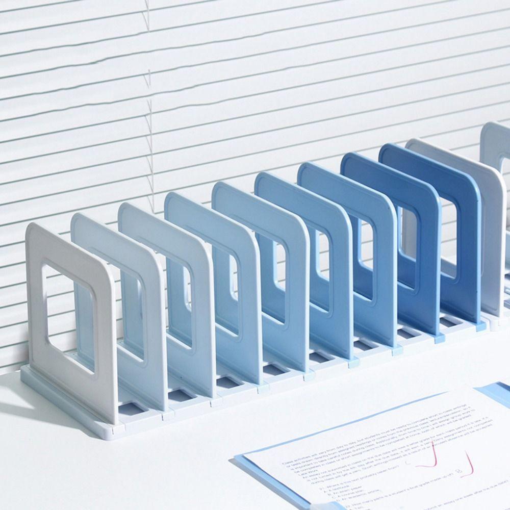 Adjustable Desktop Book Stand Non-slip Book Display Rack Portable File Storage Bookshelf Student білий
Adjustable Desktop Book Stand Non-slip Book Display Rack Portable File Storage Bookshelf Student білий