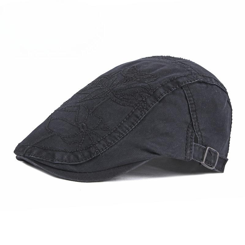 Chinese Style Floral Embroidery Beret for Men Women Washed Cotton Retro Flat Cap British Vintage Newsboy Hat Sun Protection Outdoor Cabbie Cap adjustable чёрный
Chinese Style Floral Embroidery Beret for Men Women Washed Cotton Retro Flat Cap British Vintage Newsboy Hat Sun Protection Outdoor Cabbie Cap adjustable чёрный