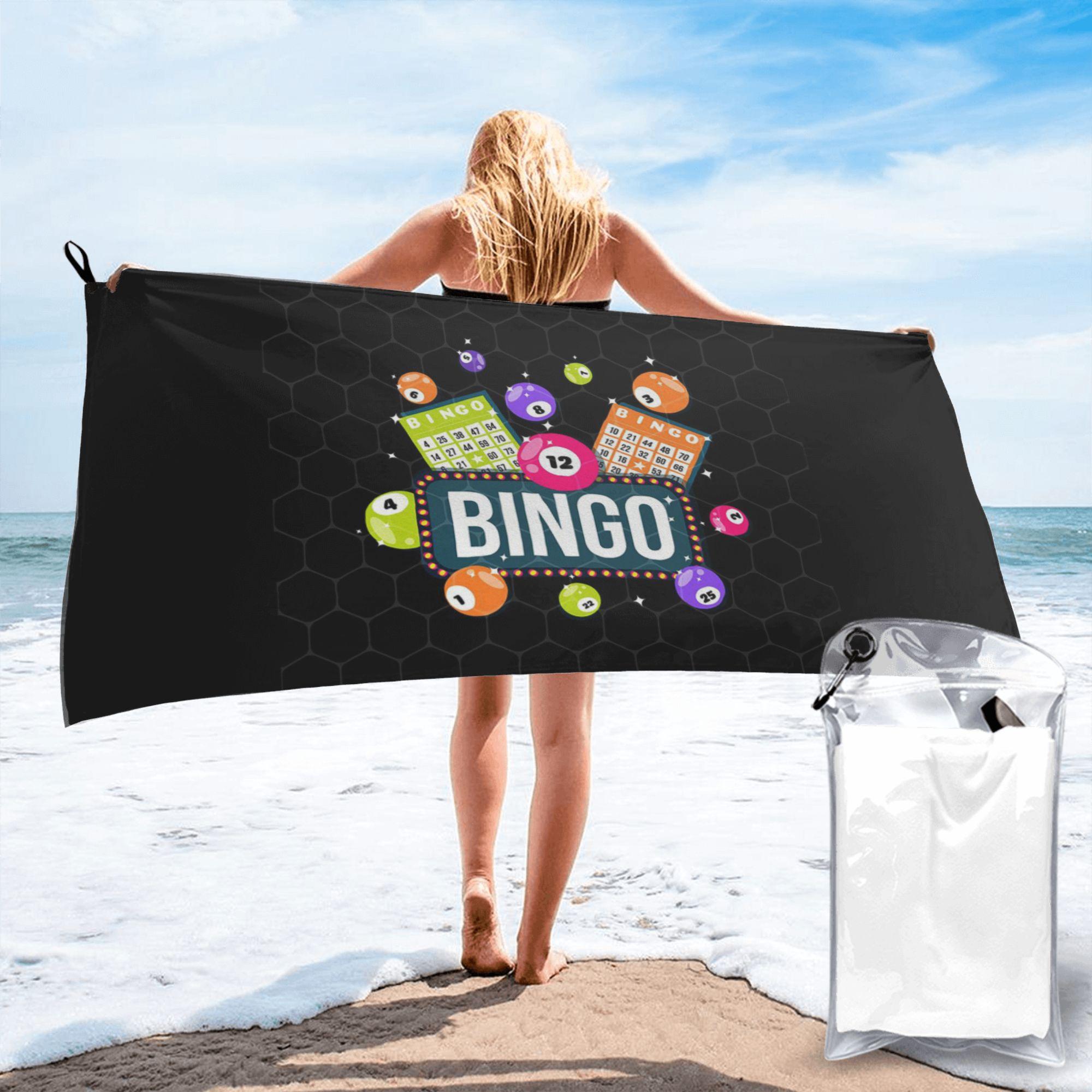 Come For Bingo Game Beach Towel Soft Microfiber Quick Dry Absorbent Quick Towels For Bath W30*H60(CM)
Come For Bingo Game Beach Towel Soft Microfiber Quick Dry Absorbent Quick Towels For Bath W30*H60(CM)