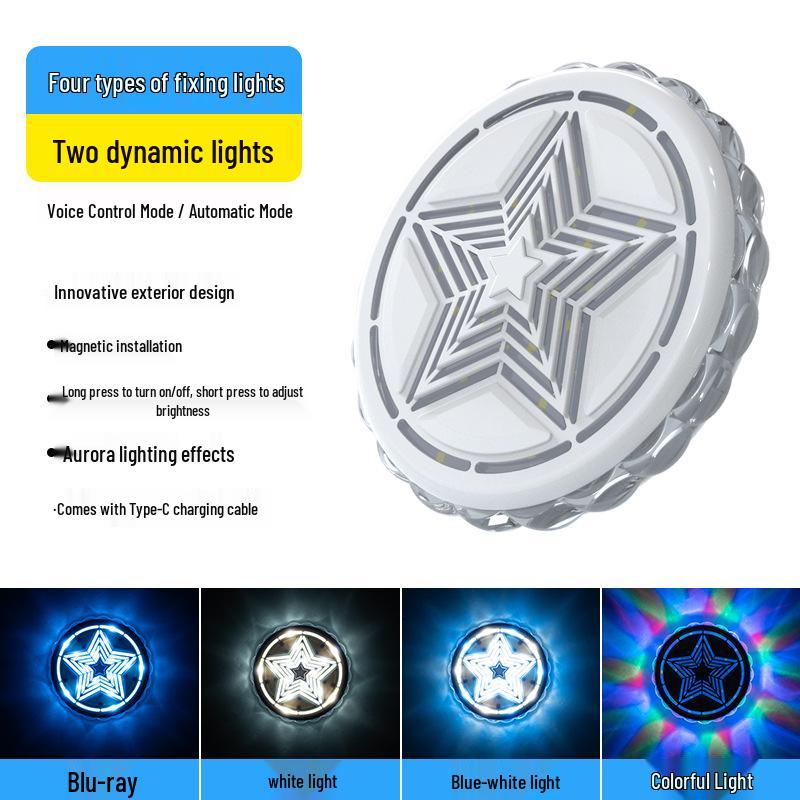 LED Ambient Car Ceiling Light - Colorful Interior Atmosphere & Decorative Reading Light for RVs білий
LED Ambient Car Ceiling Light - Colorful Interior Atmosphere & Decorative Reading Light for RVs білий