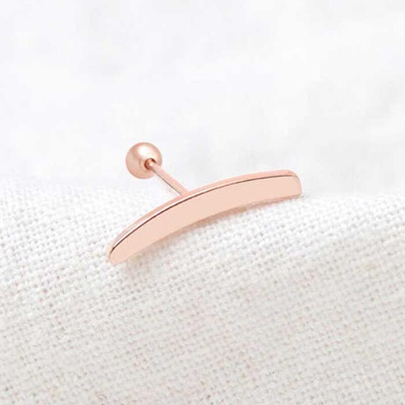 Everyday 14K Gold Needle Rose Gold Curve Stick One Side 1755294 JK290
Everyday 14K Gold Needle Rose Gold Curve Stick One Side 1755294 JK290