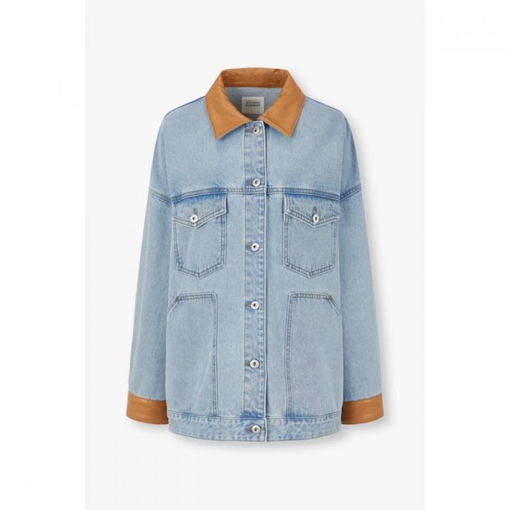 Studio Tomboy Color Block Denim Jumper 9175113974 blue (51)/OS
Studio Tomboy Color Block Denim Jumper 9175113974 blue (51)/OS