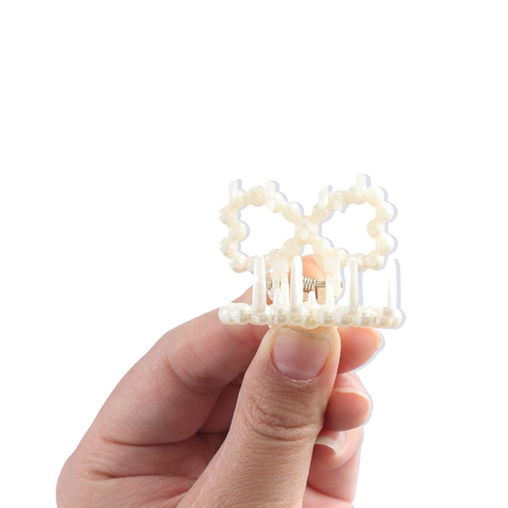 Plastic Pearl Love Heart Minimalist Style Hair Accessories Bow Hair Claw Small Crab Clip Hairpin
Plastic Pearl Love Heart Minimalist Style Hair Accessories Bow Hair Claw Small Crab Clip Hairpin
