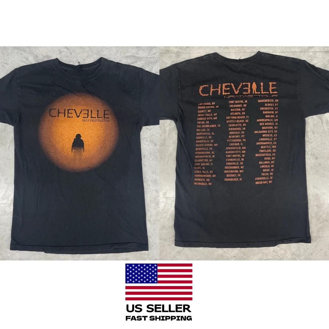 Горячая Распродажа Футболка унисекс с принтом группы Chevelle, черная, 100% хлопок, мужские футболки, топ, все размеры от S до 3XL S
Горячая Распродажа Футболка унисекс с принтом группы Chevelle, черная, 100% хлопок, мужские футболки, топ, все размеры от S до 3XL S