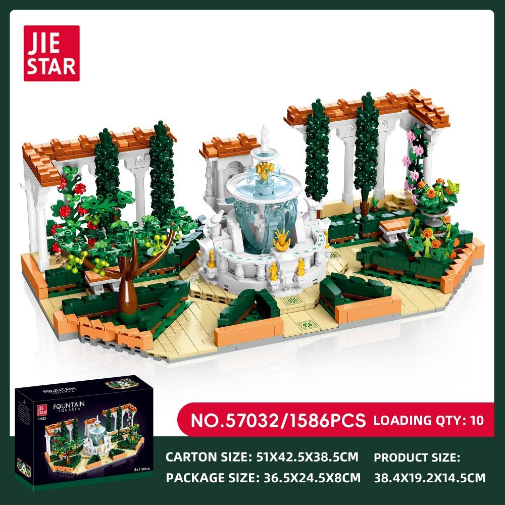 European Fountain Garden Architecture Building Set - Classic Landscape Model with Plants & Plaza, DIY Display Art for Adults with box
European Fountain Garden Architecture Building Set - Classic Landscape Model with Plants & Plaza, DIY Display Art for Adults with box