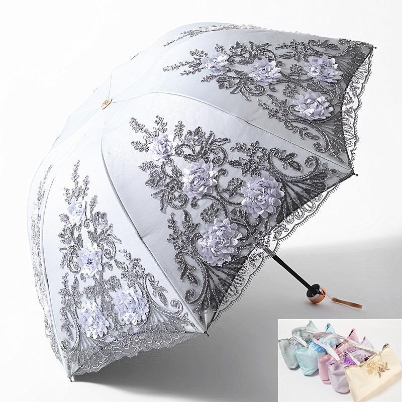 Зонт от солнца женский, с защитой от ультрафиолета, кружевной зонтик с вышивкой, тройной зонтик с вышивкой, виниловый, принцесса, солнечный свет, дождь
Зонт от солнца женский, с защитой от ультрафиолета, кружевной зонтик с вышивкой, тройной зонтик с вышивкой, виниловый, принцесса, солнечный свет, дождь