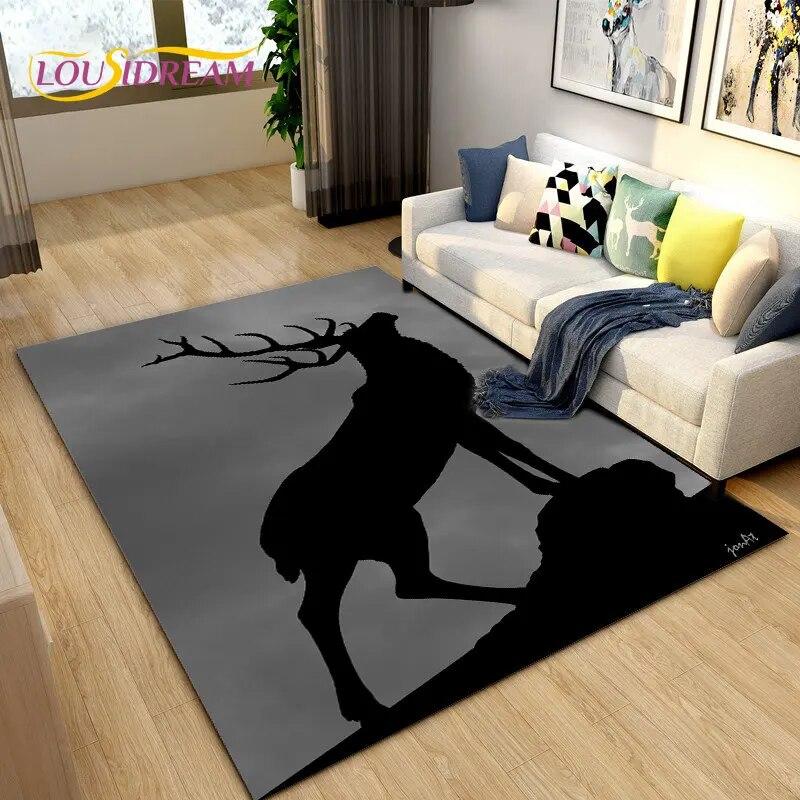 Килимок із 3D-мультфільмом Nordic Elk Reindeer Area, килимок для вітальні, спальні, дивана, прикраса дверного килимка, нековзний килимок для ігор дітей 40x60cm
Килимок із 3D-мультфільмом Nordic Elk Reindeer Area, килимок для вітальні, спальні, дивана, прикраса дверного килимка, нековзний килимок для ігор дітей 40x60cm