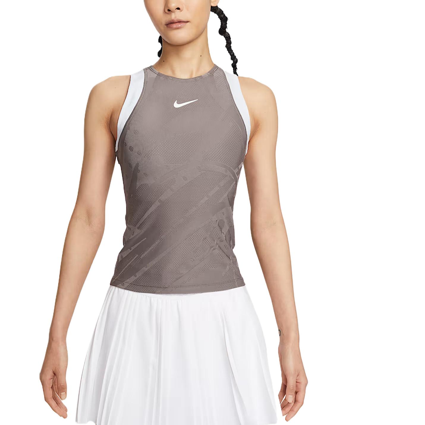 Nike Slam Dri-Fit Soft Comfortable Fashionable Versatile Slim Fit Sports Tank Top Women Tops Cave-Stone Football-Grey White FZ6476-289 XS
Nike Slam Dri-Fit Soft Comfortable Fashionable Versatile Slim Fit Sports Tank Top Women Tops Cave-Stone Football-Grey White FZ6476-289 XS