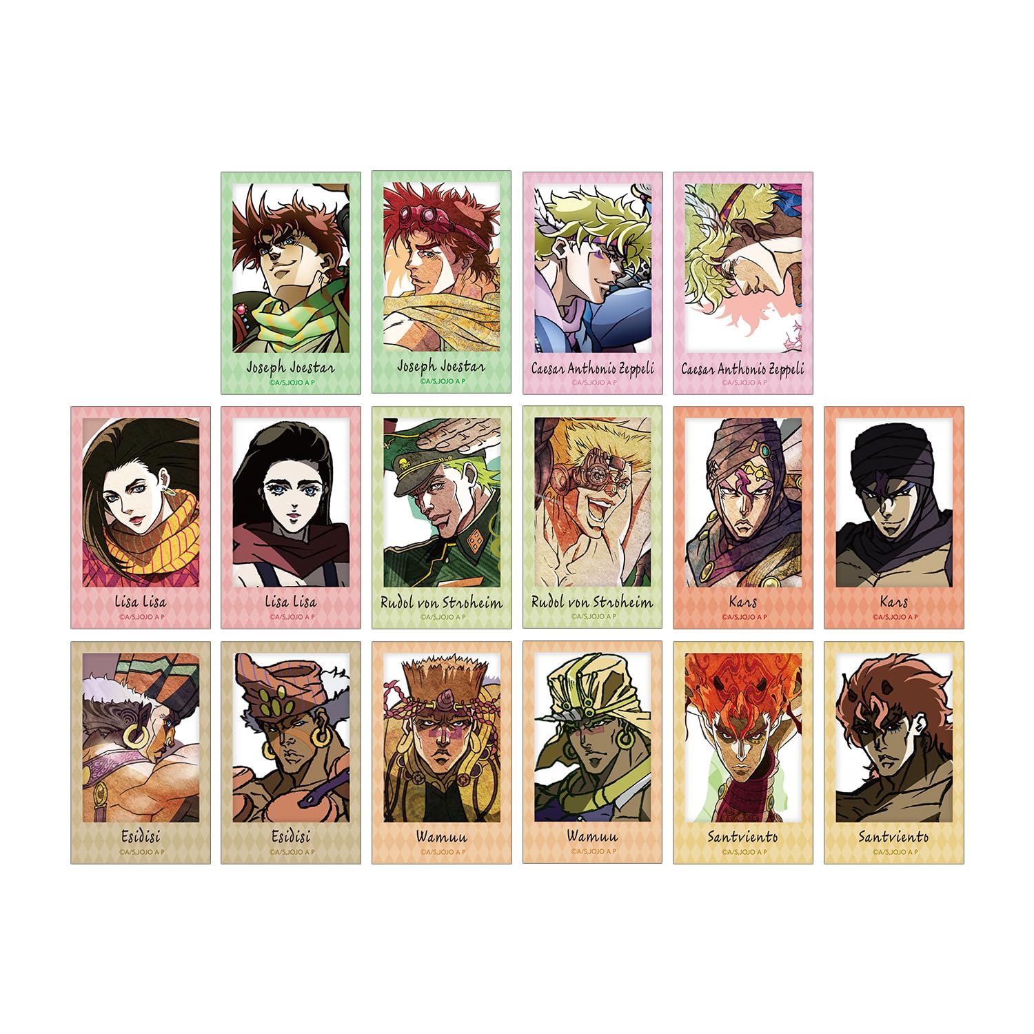 Bizarre Adventure Battle Tendency Торговля Мгновенная камера Стиль Иллюстрации Карточки КОРОБКА из 16 JoJo s
Bizarre Adventure Battle Tendency Торговля Мгновенная камера Стиль Иллюстрации Карточки КОРОБКА из 16 JoJo s