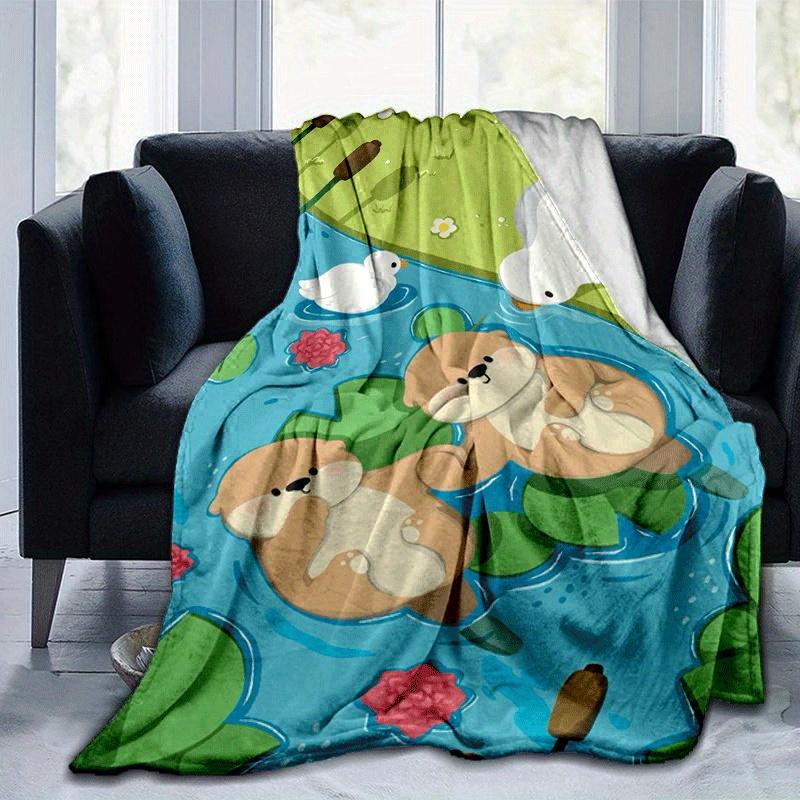 1pc Bear Duck Printing Lightweight Flannel Blanket, Comfortable and Warm Blanket, for Camping Sofa Bed and Couch Office, Gift 100x150cm
1pc Bear Duck Printing Lightweight Flannel Blanket, Comfortable and Warm Blanket, for Camping Sofa Bed and Couch Office, Gift 100x150cm
