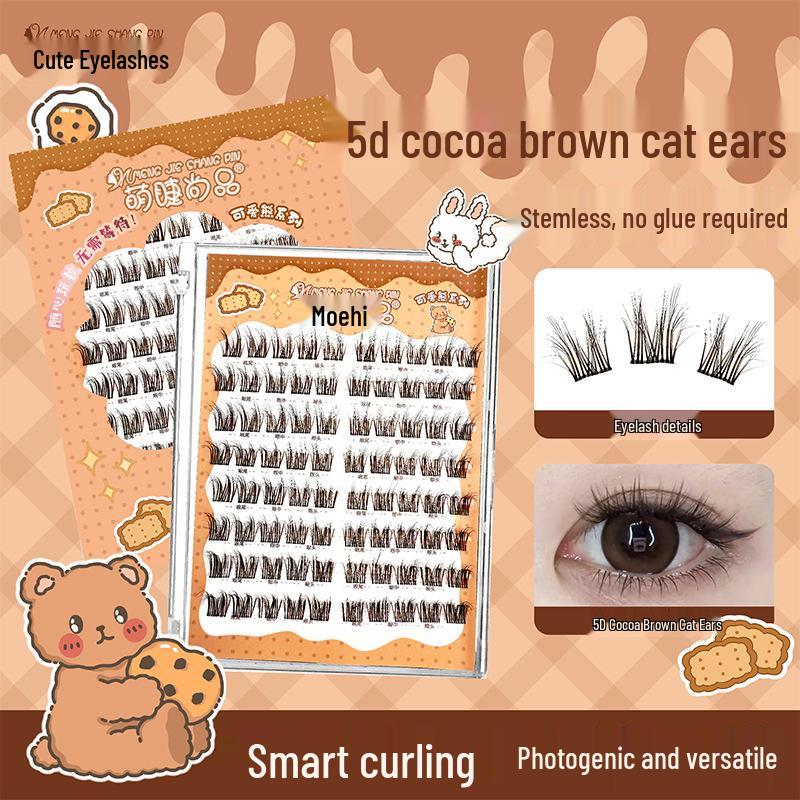 Mengjie 5D Cocoa Brown Cat Eye Self-Adhesive Natural Dense Single Cluster Eyelashes Glue 5D Cocoa Brown Cat Eye
Mengjie 5D Cocoa Brown Cat Eye Self-Adhesive Natural Dense Single Cluster Eyelashes Glue 5D Cocoa Brown Cat Eye