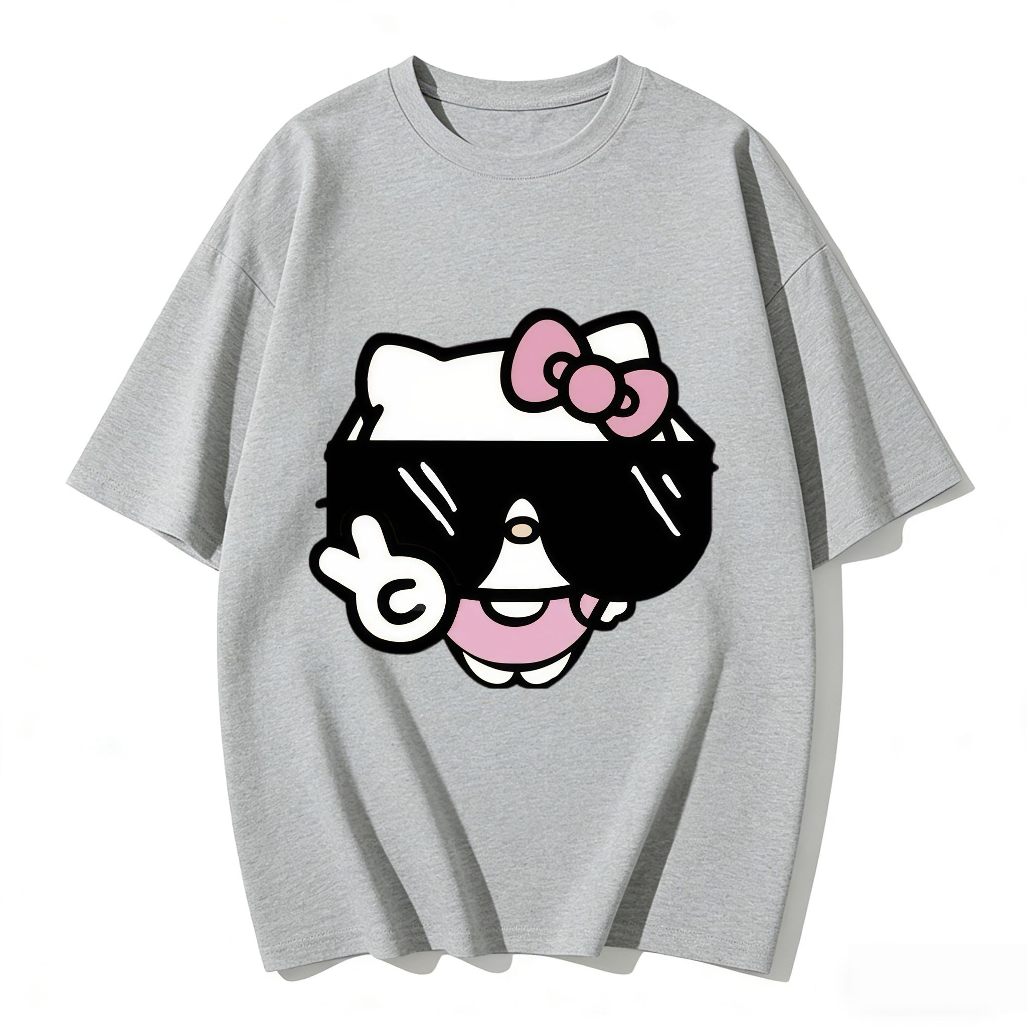 2026 Summer New Arrival Cool Kitty Sunglasses Print Couple T Shirts Casual Loose Family Matching Outfits Parentchild Tees Tops S
2026 Summer New Arrival Cool Kitty Sunglasses Print Couple T Shirts Casual Loose Family Matching Outfits Parentchild Tees Tops S
