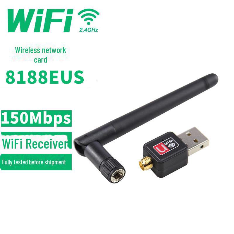 8188EUS USB бездротова мережева карта: Зовнішній WiFi-приймач для приставки та відеореєстратора 200 meters 
8188EUS USB бездротова мережева карта: Зовнішній WiFi-приймач для приставки та відеореєстратора 200 meters