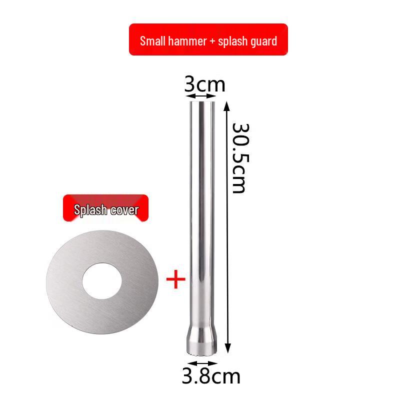 Stainless Steel Muddler & Ice Crusher with Anti-splash Lid
Stainless Steel Muddler & Ice Crusher with Anti-splash Lid