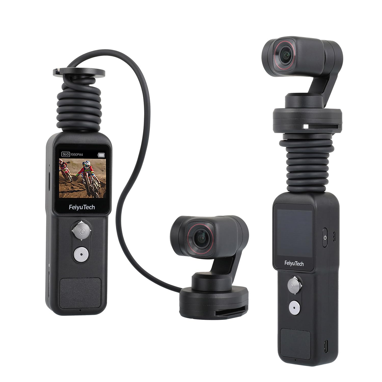 FeiyuTech Feiyu Pocket 2S Separate Type Separate Type Stabilizer Gimbal Camera Action Camera Wide Angle Lens Equipped with Resolution 4K Compatible Up чорний
FeiyuTech Feiyu Pocket 2S Separate Type Separate Type Stabilizer Gimbal Camera Action Camera Wide Angle Lens Equipped with Resolution 4K Compatible Up чорний